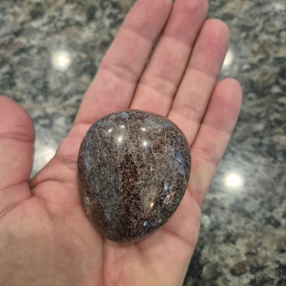 Natural Llanite Jasper Que Serra Palm Stone #11 New - Picture 6 of 6